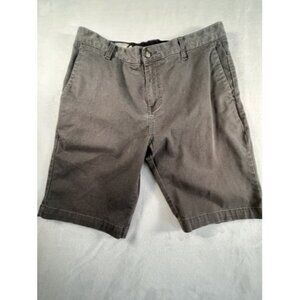Volcom Shorts Mens 34 Gray Shorts 10" inseam
